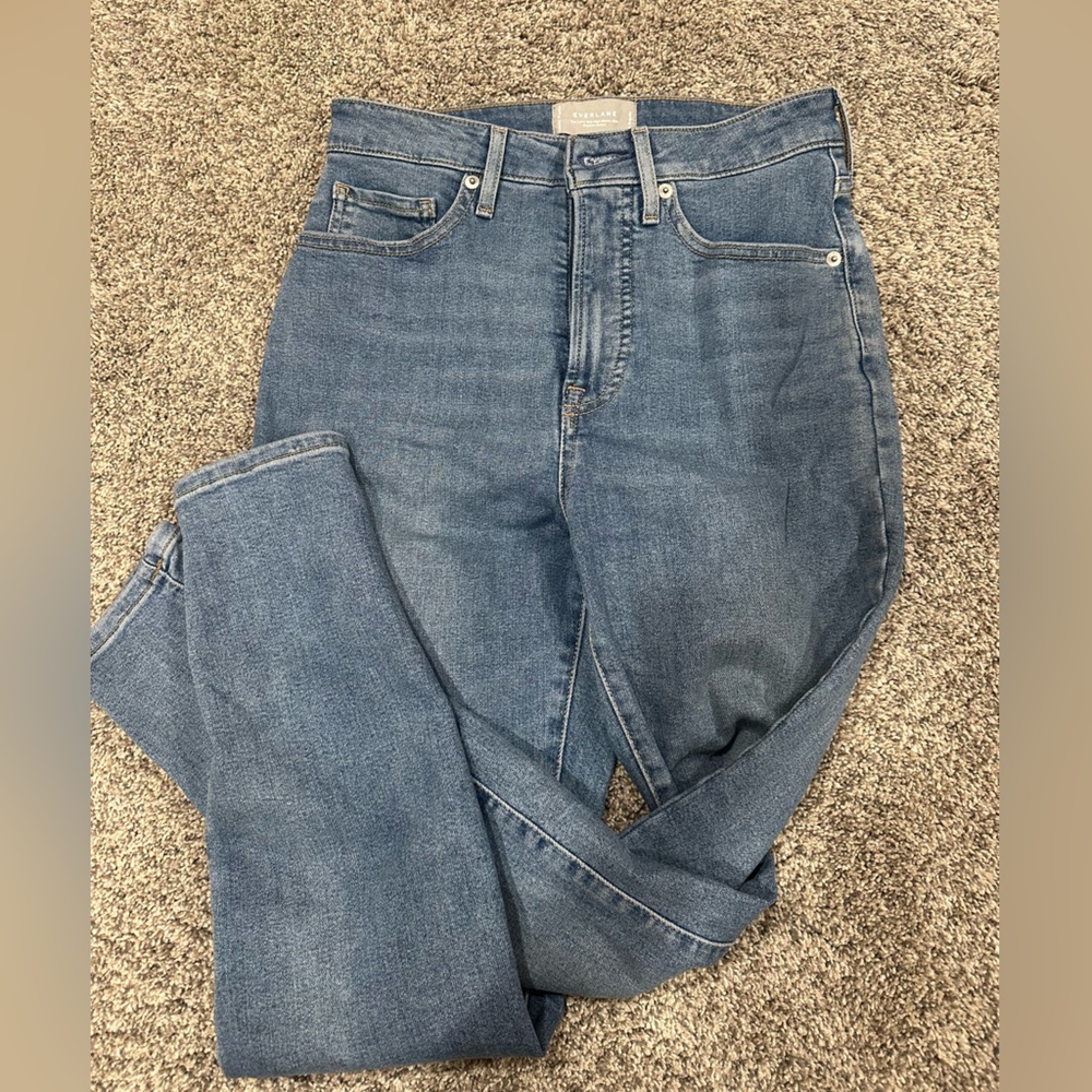 Everlane Organic Cotton Skinny Jeans - Blue
